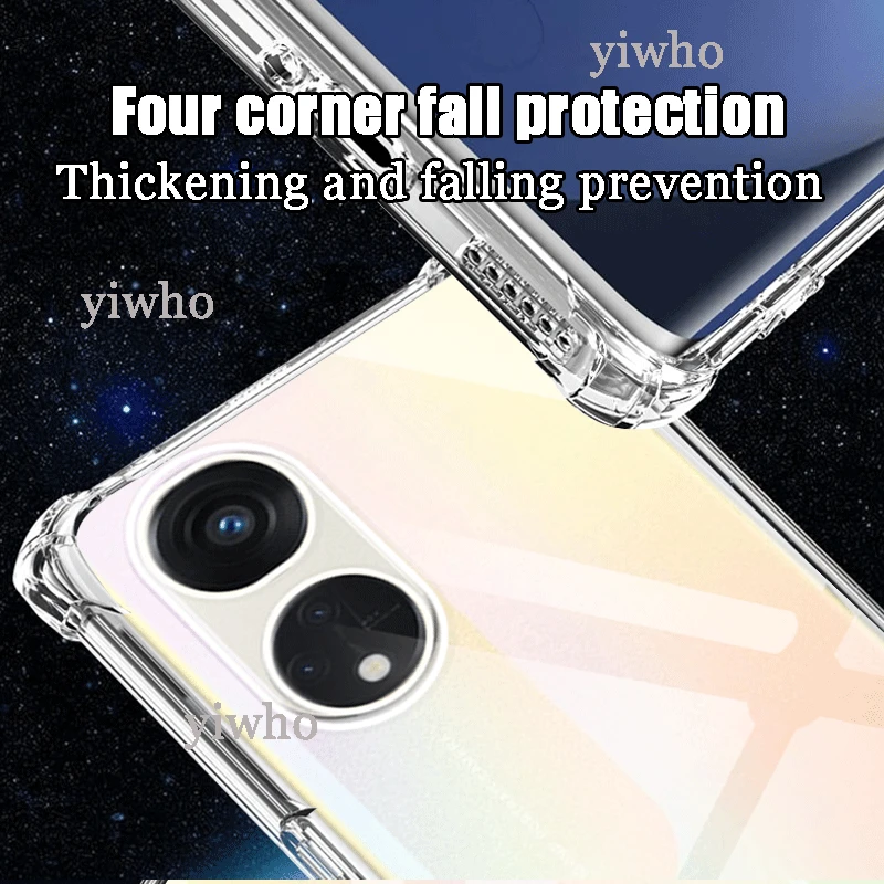 Для Oppo Reno 8T 5G Чехол Мягкий силиконовый чехол для OPPO Reno 8T 9 8 7 6 5 4 Lite Чехол для телефона Прозрачный противоударный бампер Coque
