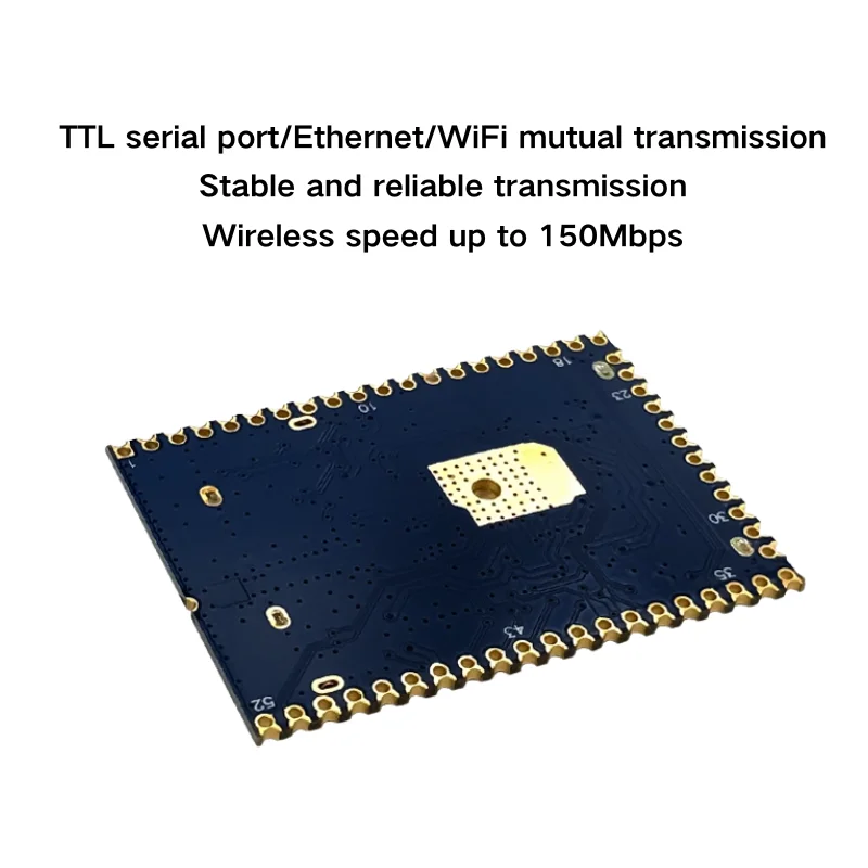 Бесплатная доставка HLK-RM08K последовательный модуль Wi-Fi четыре порта Ethernet два последовательных порта UART к модулю WIFI MT7688K макетная плата