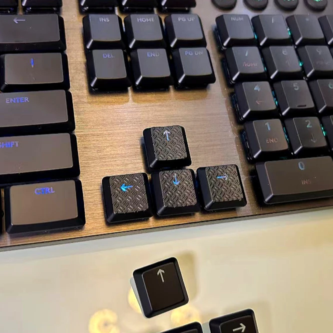 

Gaming specific anti slip character translucent keycaps compatible with Logit G813/G815/G913/G915 TKL RGB mechanical keyboard