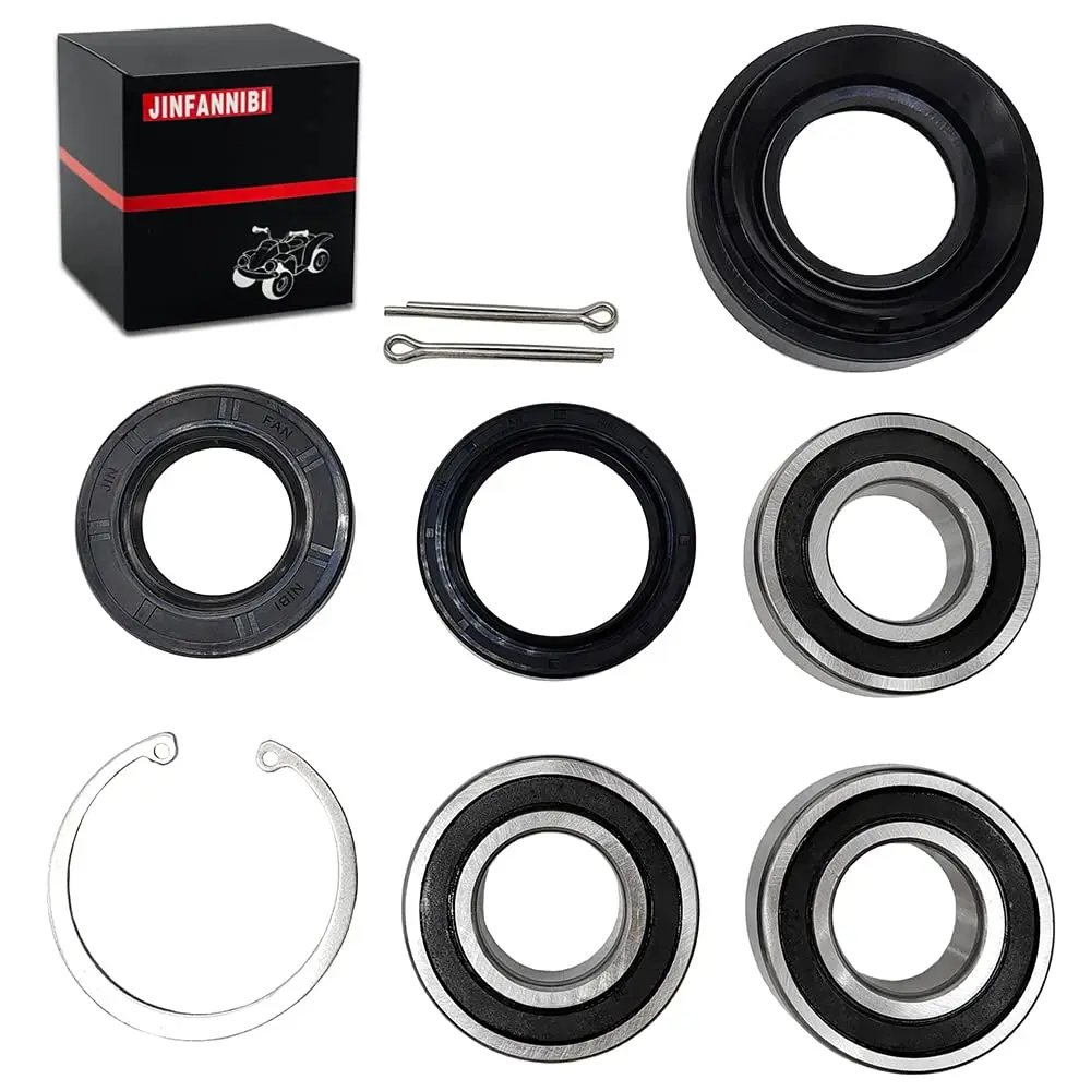 

For Honda Foreman 450 500 TRX450FE TRX500FM Rancher 350 400 TRX350FE TRX400FA Rear Axle Wheel Bearing Seals Kit