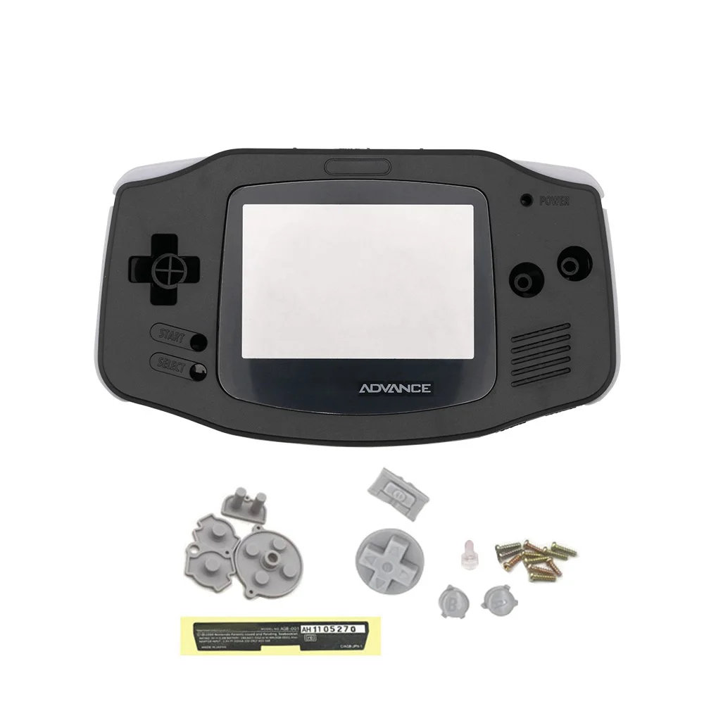 Новый корпус оригинального размера для Nintendo Gameboy Advance GBA, чехол со сменным объективом для Gameboy Advance