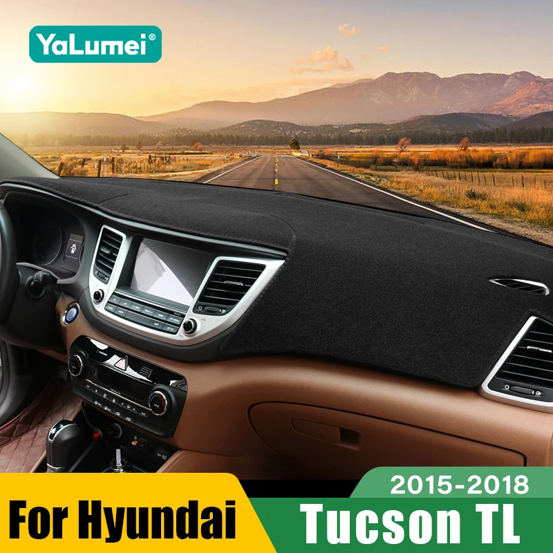Für Hyundai Tucson TL 2015 2016 2017 2018 Auto-Armaturenbrett Sonnenschutz-Abdeckung Instrumententafel Rutschfeste Matte Zubehör