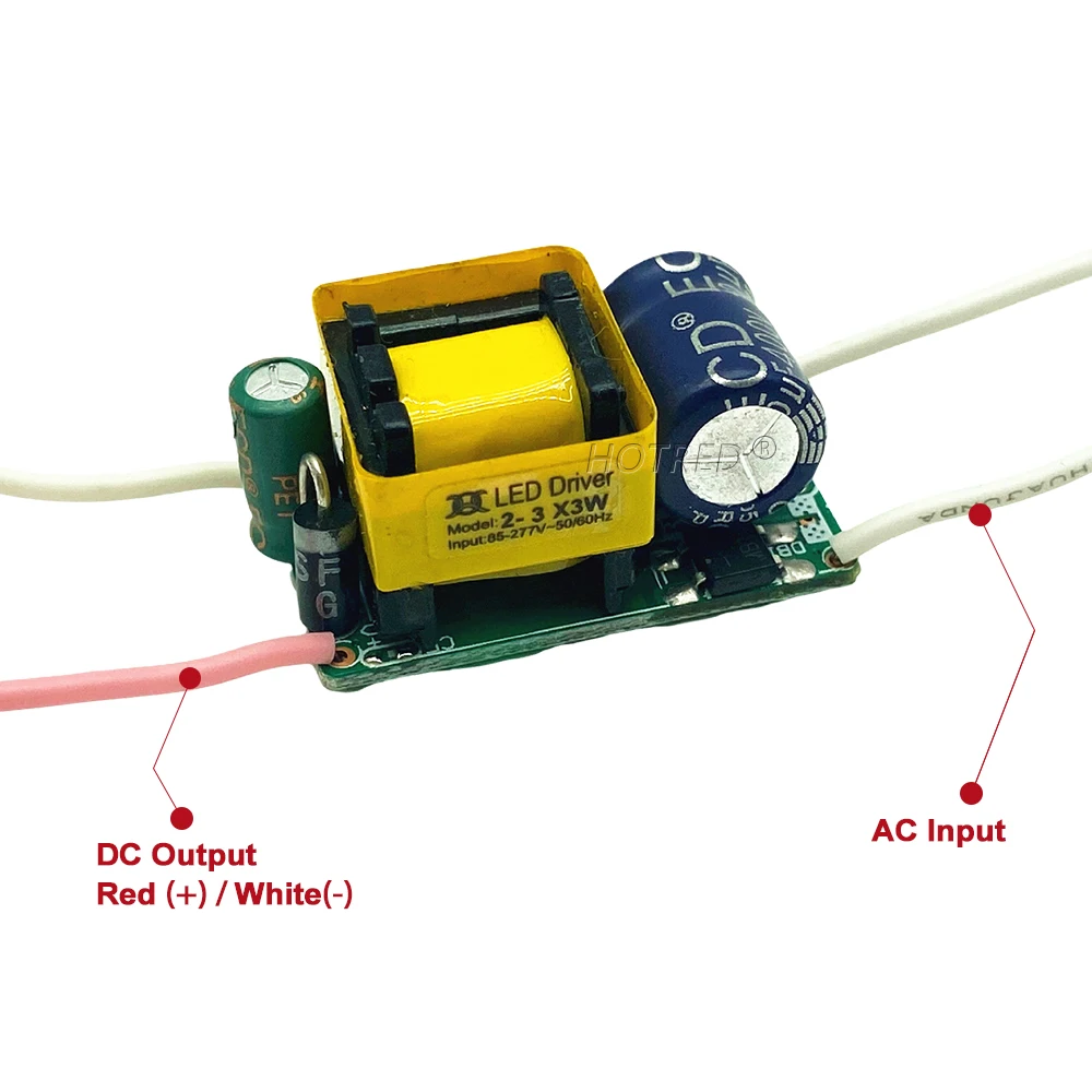 5pcs LED Driver Power Supply 10W 3X3W 4X3W Lighting Transformers DC 6-10V 600mA 900mA For 10W Led Chip Input 85-265V Constant Cu