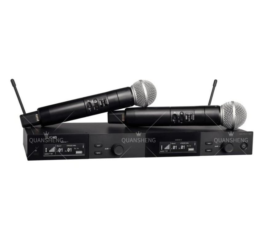 SLXD4D SLXD4 SLX24D Uhf Wireless True Diversity Dynamic Microphone Dual Channel Wireless Microphone System SLXD24D