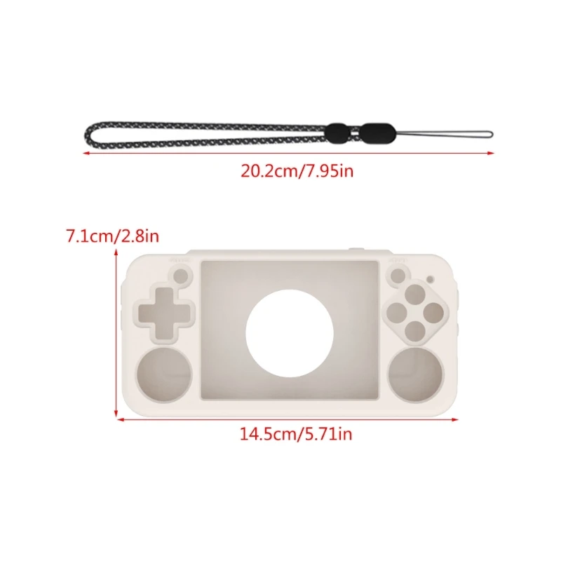 Caixa protetora da pele da moldura do gamepad adequada para parte do jogo RG35XX H7JF