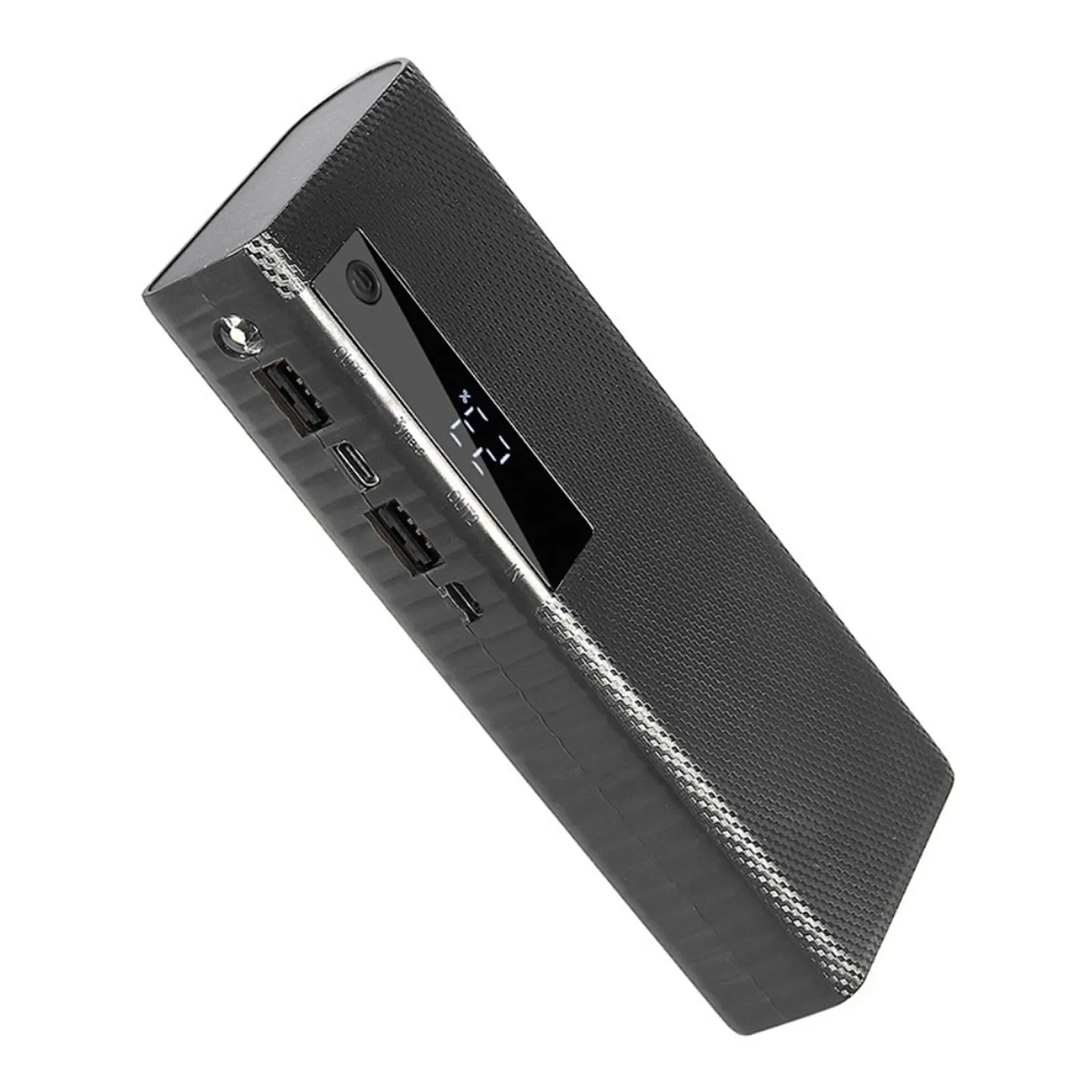 5V 2.1A 5 X 21700 Flat Head- Battery Charging Holder Box Power Bank Case USB Port DIY Shell Case Dual Battery Shell Storage Box