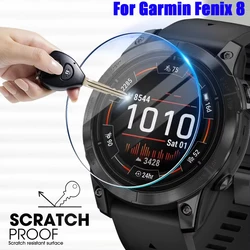 2-4PCS Tempered Glass for Garmin Fenix 8 51mm 47mm 43mm Screen Protector Anti-Scratch HD Protective Film For Garmin Fenix 8 47MM