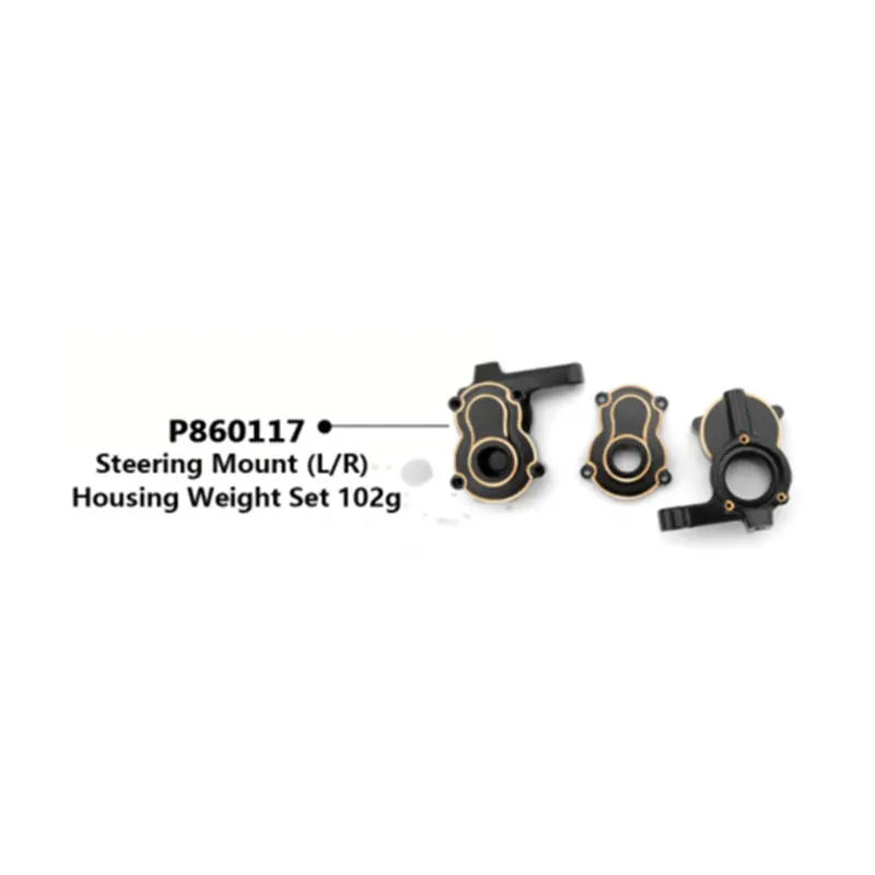 

Spare Parts P860117 Steering Mount L/R(Cu.) Housing Weight set(Cu.) 102g For RGT EX86170 1/10 RC Electric Off-road Vehicles Car