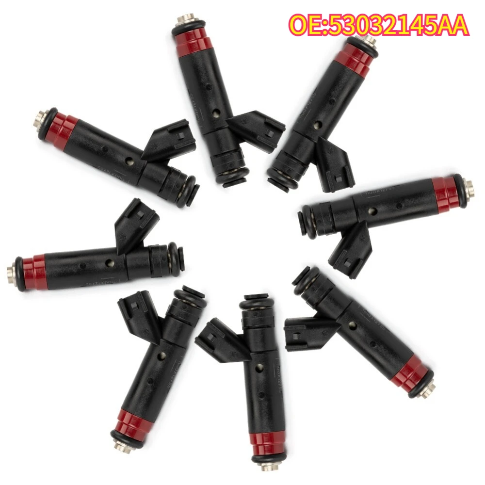 

High quality New For 1/8Pcs 53032145AA Fuel Injectors Dakota Durango Pickup 2001-2003 Dodge & Jeep 4.7L V8 53032145AA
