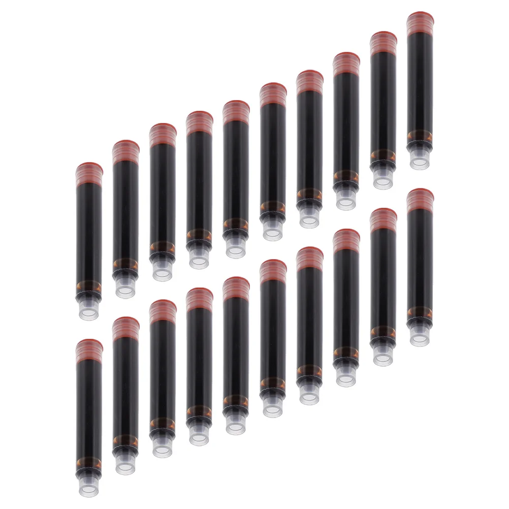 

100 шт., чернила для перьевой ручки, материал, изысканное качество изготовления, простой в использовании сменный чернильный прибор, сменный блок для перьевых ручек