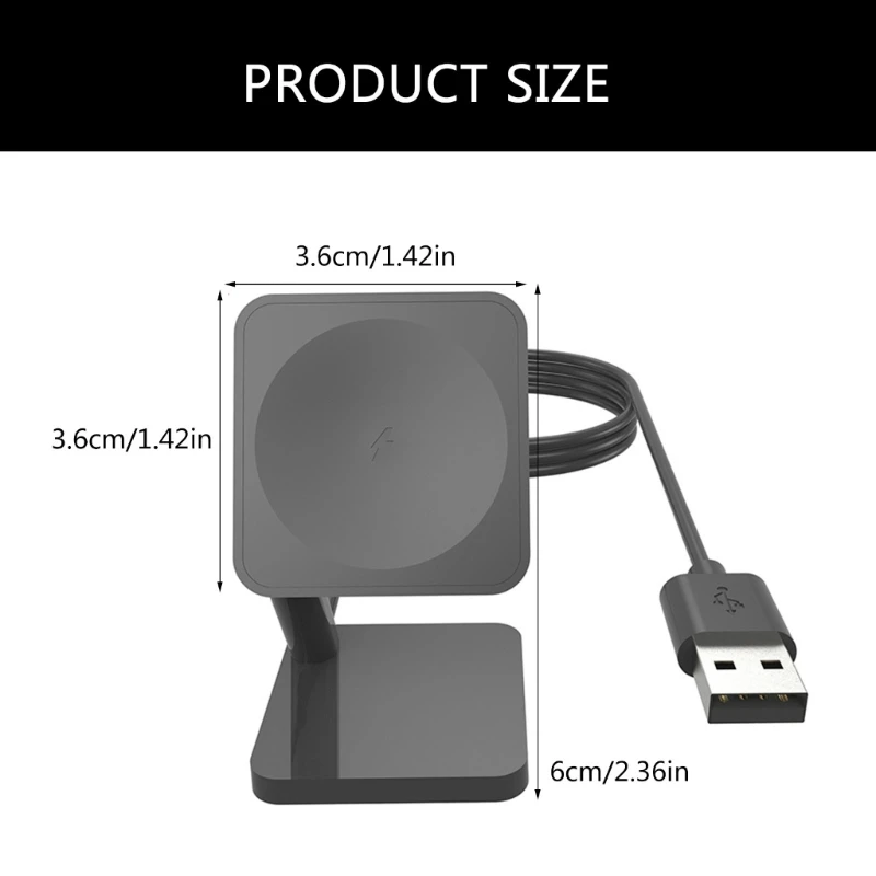 Magnetic Watch Wireless Charger Portable USB Cable Fast Charging Dock Station For Samsung Galaxy Watch Ultra 7 6 5pro 5 4 3