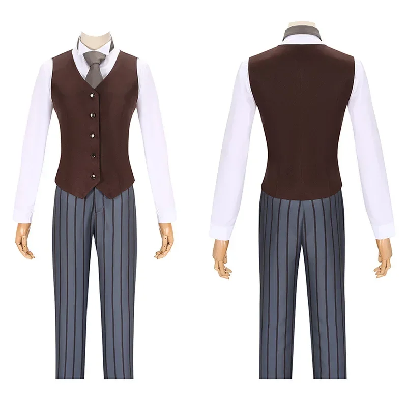 Película Tim Victor Van Dort Cosplay ropa de Halloween disfraz de novia cadáver Burton hombres uniforme de fantasma traje abrigo camisa chaleco pantalones corbata