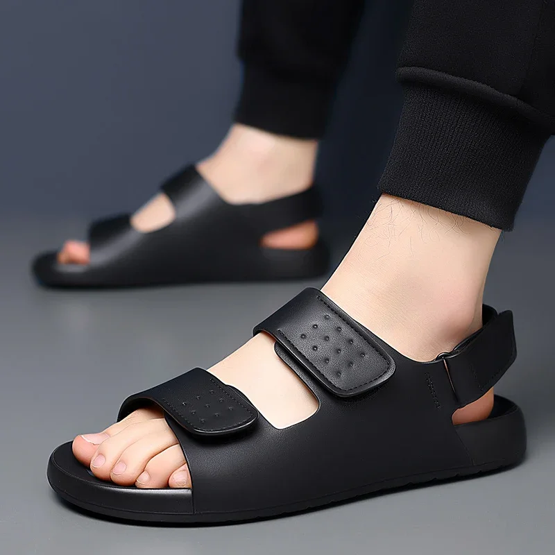 Summer New Sandals and Slippers Dual-purpose Men's Lightweight Handmade Slippers Outdoor Classic Breathable Beach Casual Sandals