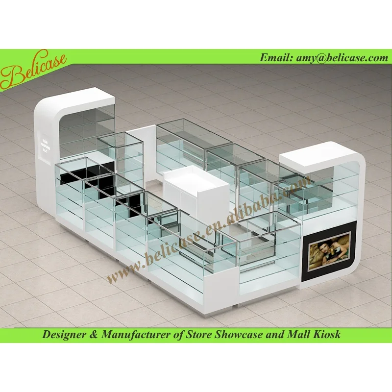 Custom, Parfum Display Teller En Cosmetische Showcase Kiosk