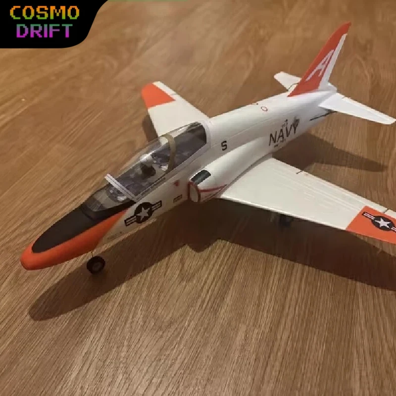 Hot RC T-45 Goshawk Micro Jet Model 30mm Ducted Fan 2S Gyro Stabilized Fixed Wing Airplane with Remote Control for Beginners