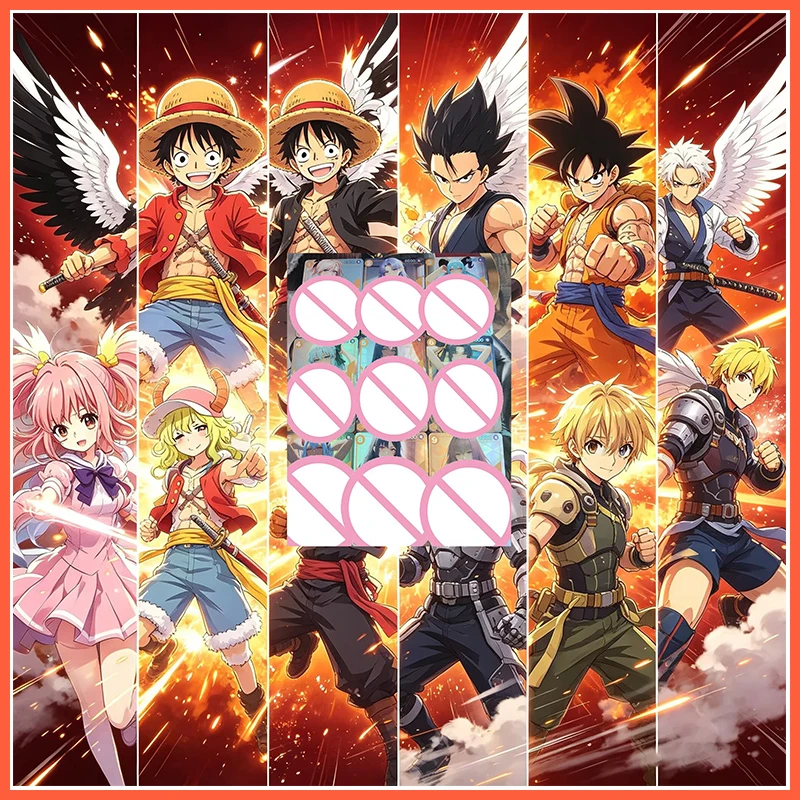 One Piece Collectible Cards Boys Games Toys Tabletop Games Birthday Gifts DIY Anime Rem Miku Nami Boa Premium Flash Card 60PC