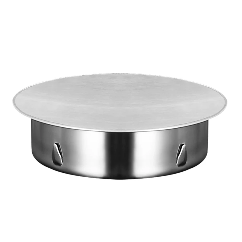 Stainless Steel Chimney Flue Pipe Cover 180mm Odor Control Vent Caps Chimney Pipe Seal Simple Installation for Home