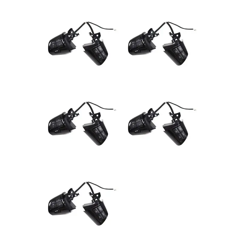 

10X Steering Wheel Audio Control Button Cruise Switch 84250-02230 For Toyota Corolla /Wish/ Altis 2010-2013 Bright Black