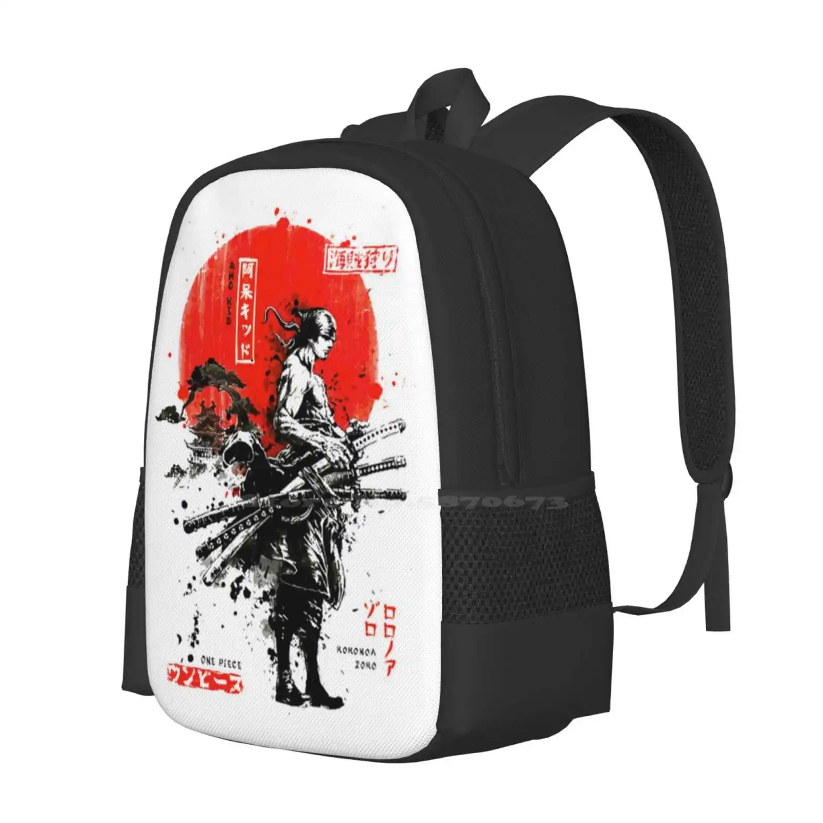 Best To Buy Roronoa Zoro Limited Edition | Perfect Gift School Bags For Teenage Girls Laptop Travel Bags Monkey D Luffy Straw