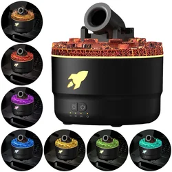 Volcanic Crack Cannon Humidifier Essential Oil Diffuser Aromatherapy 7Colour Gradient Night Light Ultrasound  Arome Diffuser