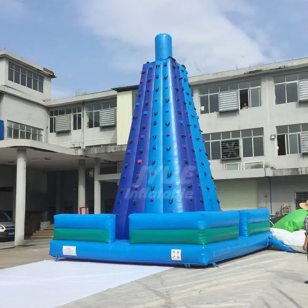 

Hot Sale Moving Outdoor Games Portable Children Inflatable Rock Climbing Wall For Sale