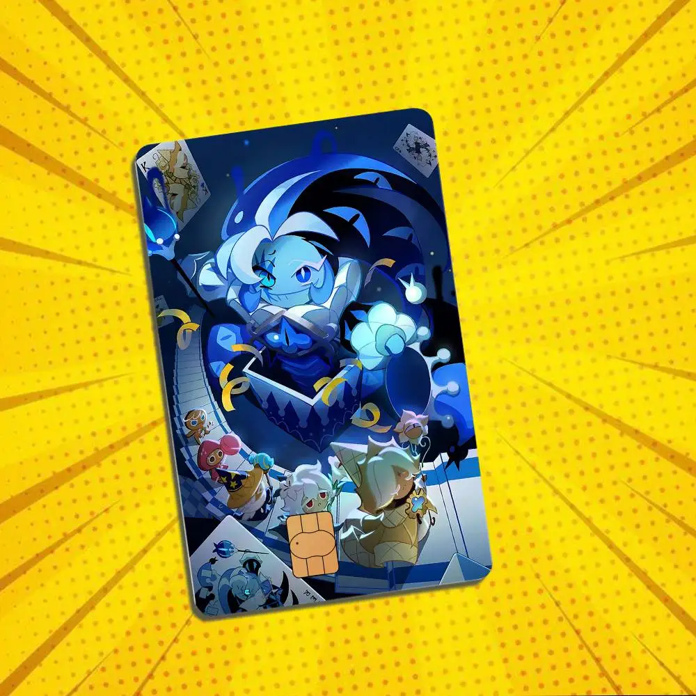 Timekeeper Shadow Milk Cookie Kingdom Laser-like texture Card Stickers Credit Visa Debit Bank Charge Card Bus Metro Sticker