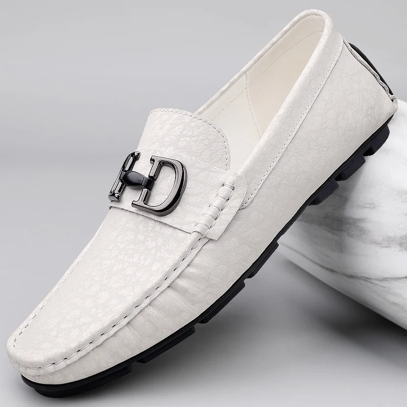 

Mens Casual Shoes Luxury Man Loafers Soft Hot Sell Moccasins High Quality Handmade Genuine Leather Driving Flats Penny Male Shoe