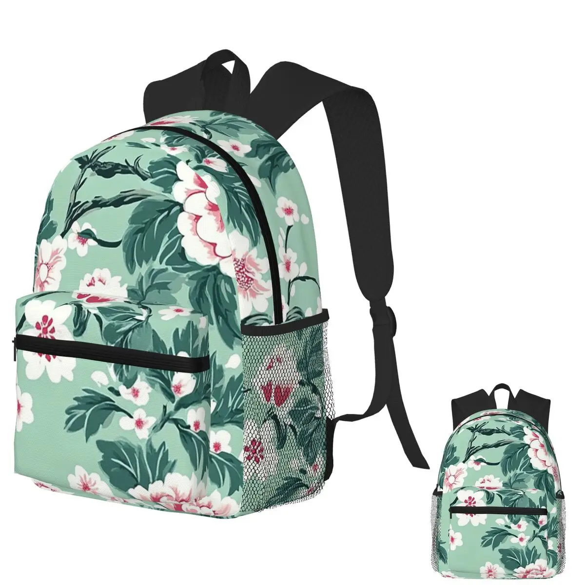 

Artistic Botanical Summer Serene Floral Pattern For Interior Decorators Backpack School Bag Daypack Bookbag Shoulder Bags