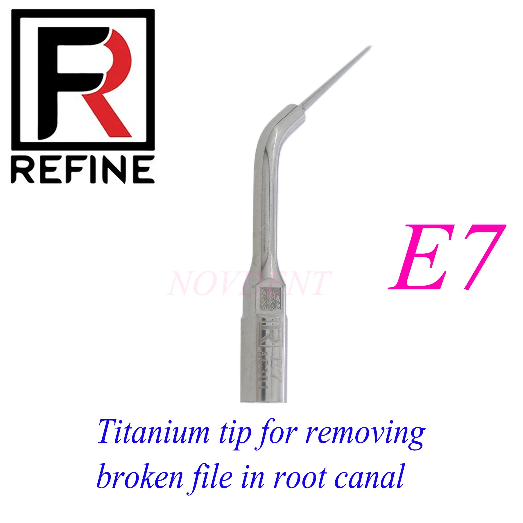 REFINE Endodontics Tip Periodontal Root Canal Treatment Fit REFINE EMS Woodpecker UDS  E7