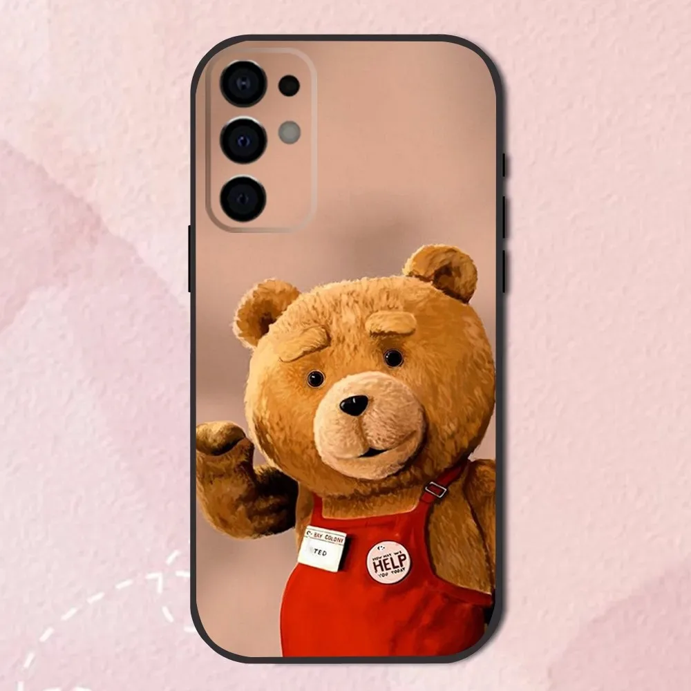 Teddy Bear Movie Ted Phone Case For Samsung S24,S21,S22,S23,S30,Ultra,S20,Plus,Fe,Lite,Note,10,9,5G Black Soft Cover