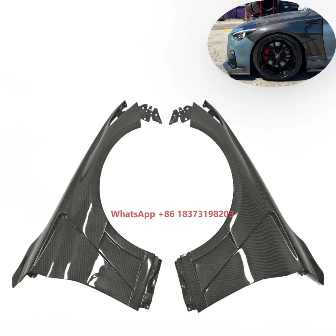 

CPA Style Vented Carbon Fiber Front Fenders for Infiniti Q50 2014-2021 Pair Body Kit Custom Fit