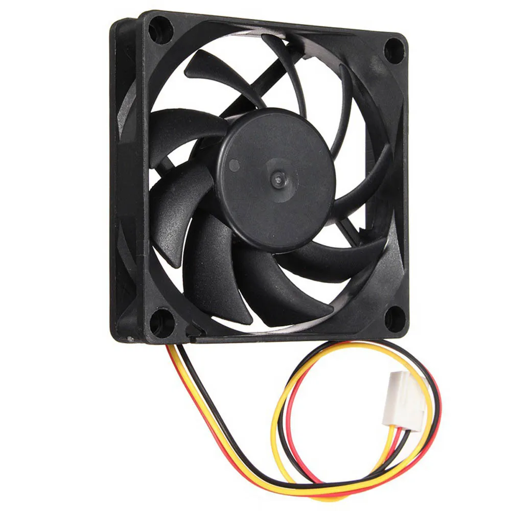 Free Shiping Silent Fan Computer/Pc/Cpu 12v Case 7cm/70mm/70x70x15mm Quiet Cpu Fans Cpu Dropshiping Wholesale