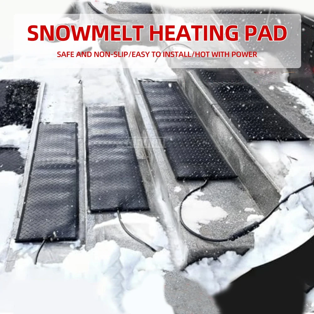 Constant Temperature Snow Melting Equipment Outdoor Anti-slip Mat Pavement Snow-melting Pad Winter Staircase