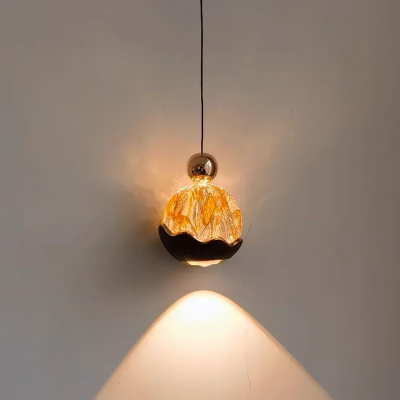 3CCT, up & Down Light Modern Italian Minimalist 7W Smart Lift & Stop Suspension Bedside Pendant Light with Hand-Sweep Sensor