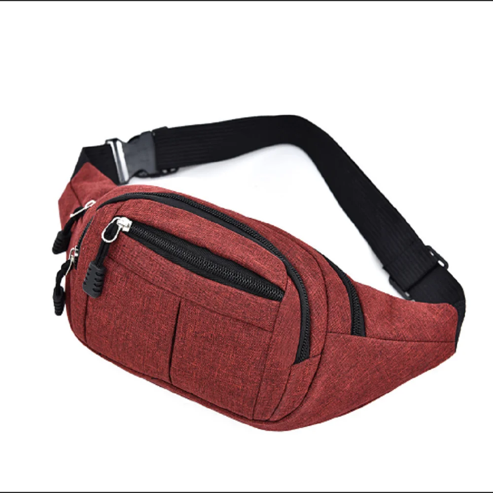 Men's Breast Package Oxford fabric Outdoor Sports bag European-American style Waist Bag Fanny Pouch Crossbody Male Banana Bag