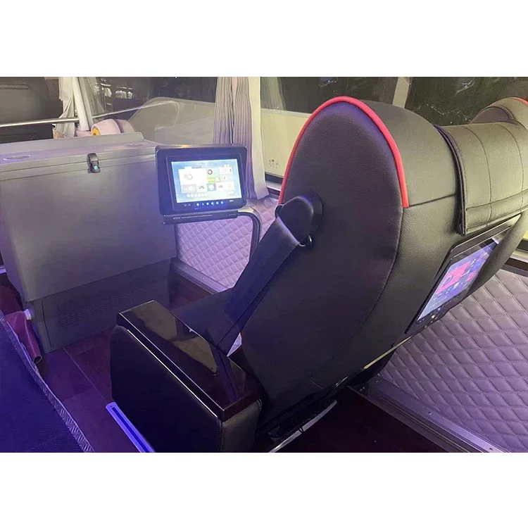 نظام الإعلان والترفيه للحافلة VOD وفيديو لاسلكي يعمل بنظام Android مع شاشة LCD مقاس 10.1 بوصة #1