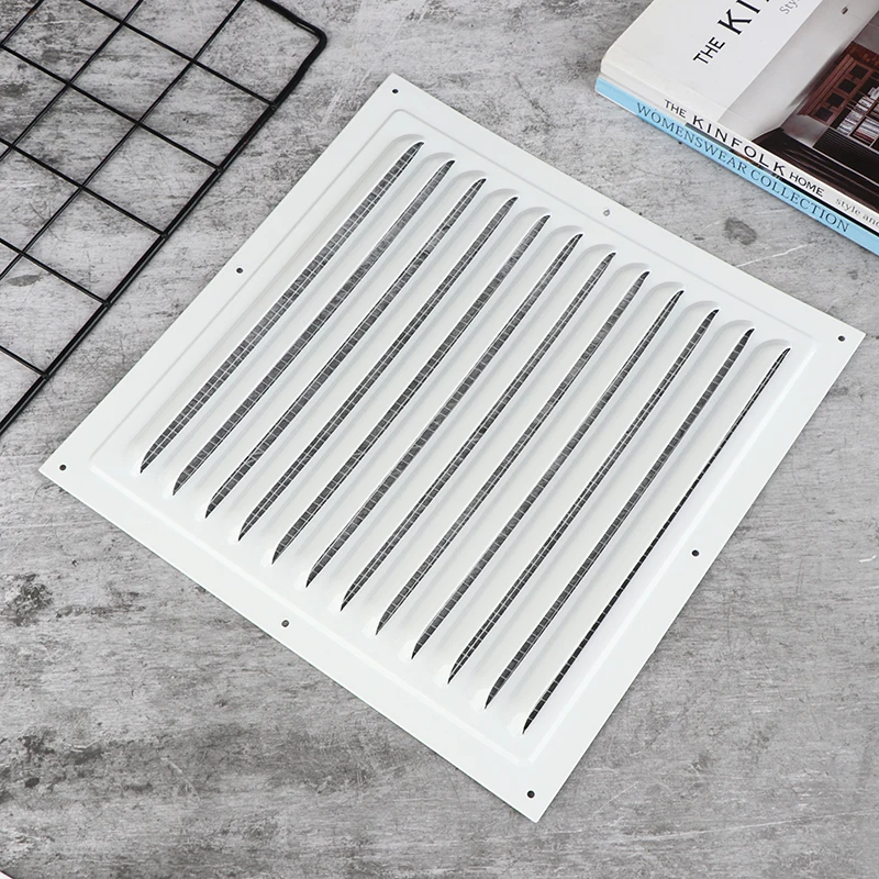 1Pc 100-250mm Aluminum Alloy Air Vent Grille Air System Net Cover Screen Exhaust Outlet Square Heating Cooling Vents Plate