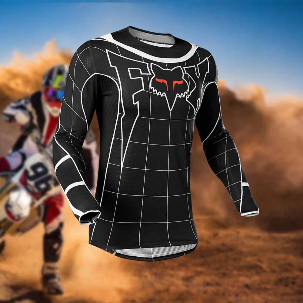 Latest Trendy Brand Off-Road Motorcycle, Mountain Bike, Downhill Sweatshirt, Daily Quick Drying Breathable Men's Top