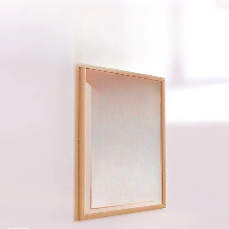 Aluminum profile imitation wood grain small publicity board poster clip paint wood grain bulletin board
