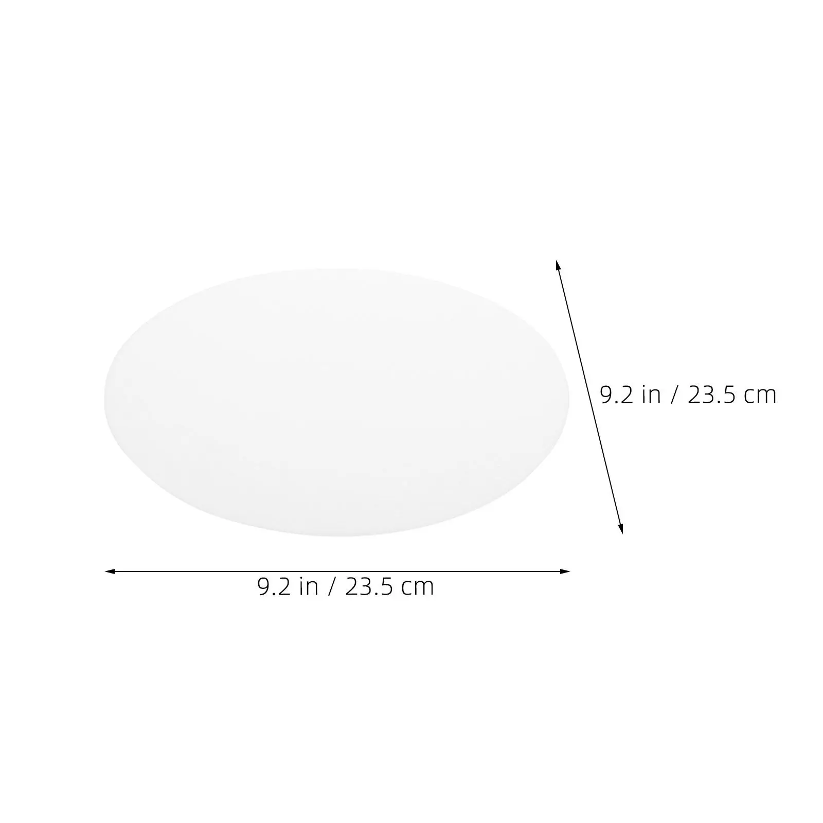 Round Ceiling Light Diffuser Acrylic 9.25 Diameter 0.04 Thick Acrylic Lamp Shade Diffuser Cover for Uniform Light Transmission