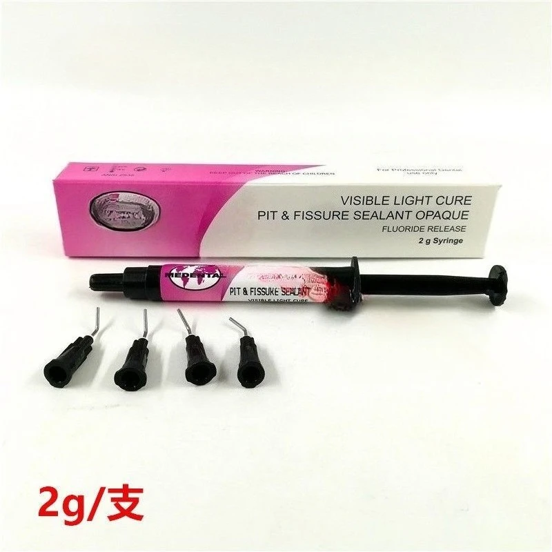 

2g Dental Full Acid Etching Light Curing Fissure Sealant Agent Flowability Resin Dentistry Materials Preventing Dental Caries