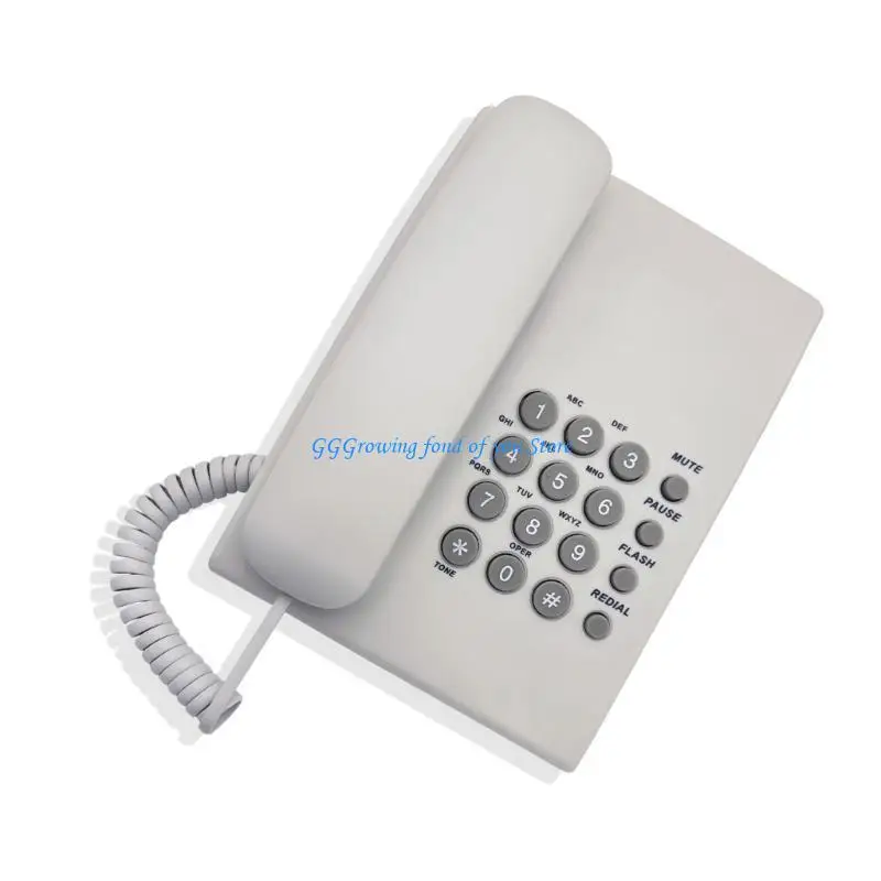 H9EB Landline Phones Fixed Telephone for Office Home Bathroom Emegency Telephone