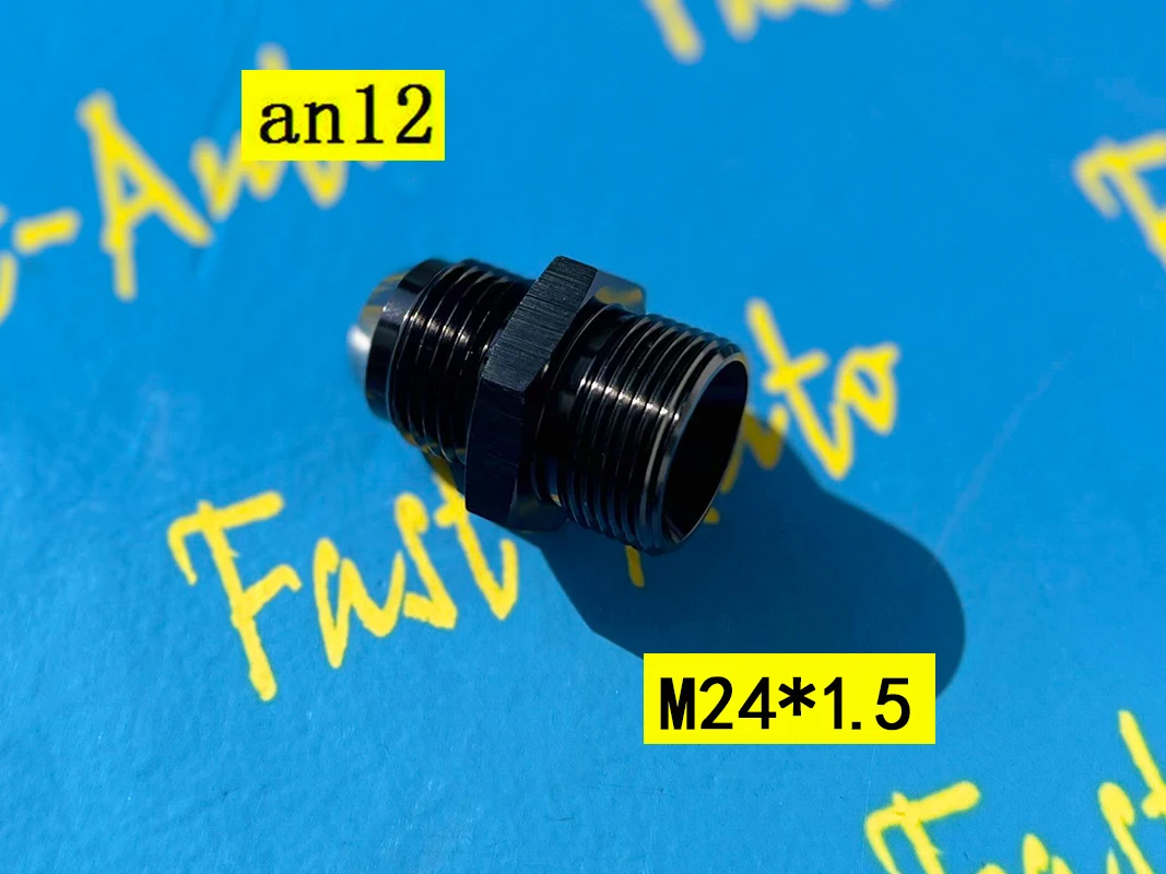 

Male M24 P1.5 M24 * 1.5 M24*1.5 24*1.5 to 12an an12 an 12 male adaptor adapter Fitting