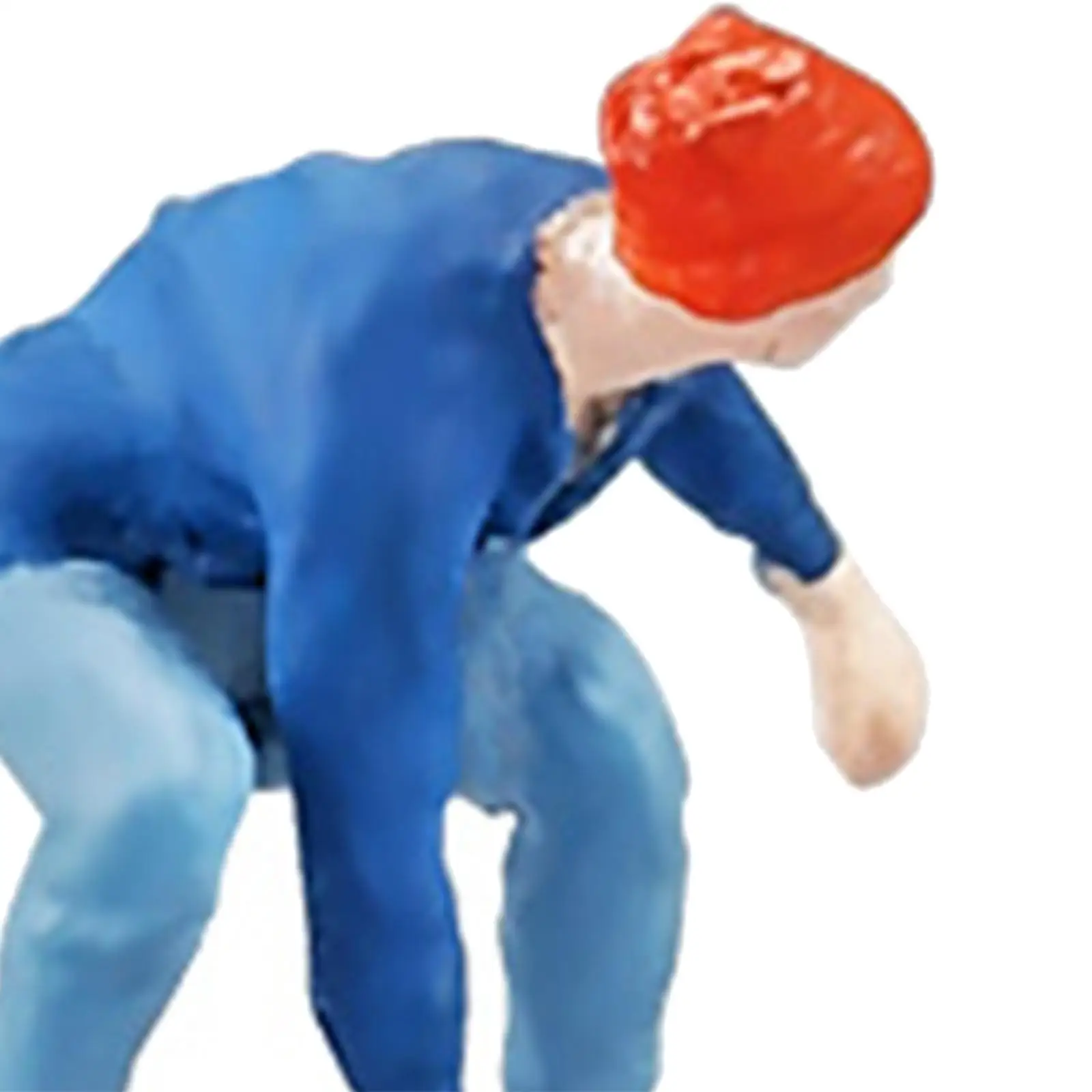 Figurine l'inventaire d'homme de skateboard en résine, échelle 1/64, jouet beurre pour parc et chemin de fer, micro