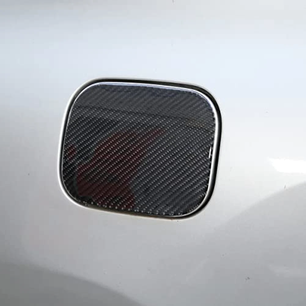 Car Fuel Door for Cover Carbon Fiber Sticker Heat Activated Adhesion Sporty Aesthetic Design For Toyota RAV4 Models