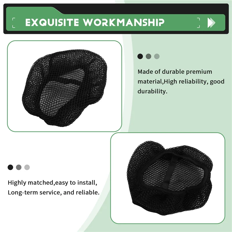 

A20K-Для 390 ADV Противоскользящие чехлы на сиденья Сетчатая ткань Дышащая защита сиденья