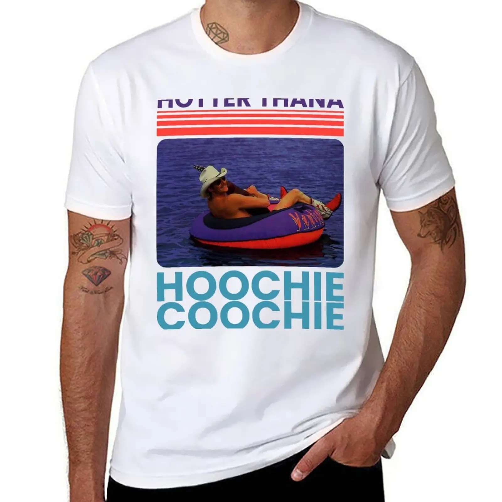 

Hotter Than A Hoochie Coochie, Meme Summer Vacation, Music Lover, 90s Country Music, Trendy Summer T-Shirt