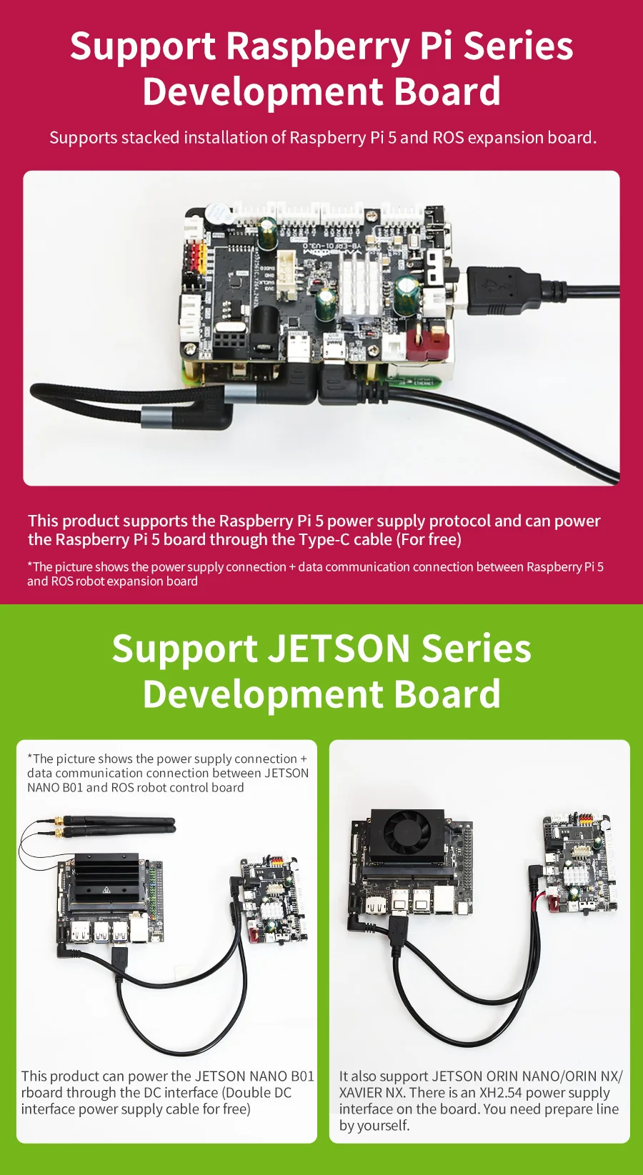 STM32F103RCT6 Steuerplatine ROS Robot Erweiterungsplatine mit 9-Achsen-Sensor Motor Servoanschluss für Raspberry Pi Jetson ROS ROS2 Roboter – Detail 7