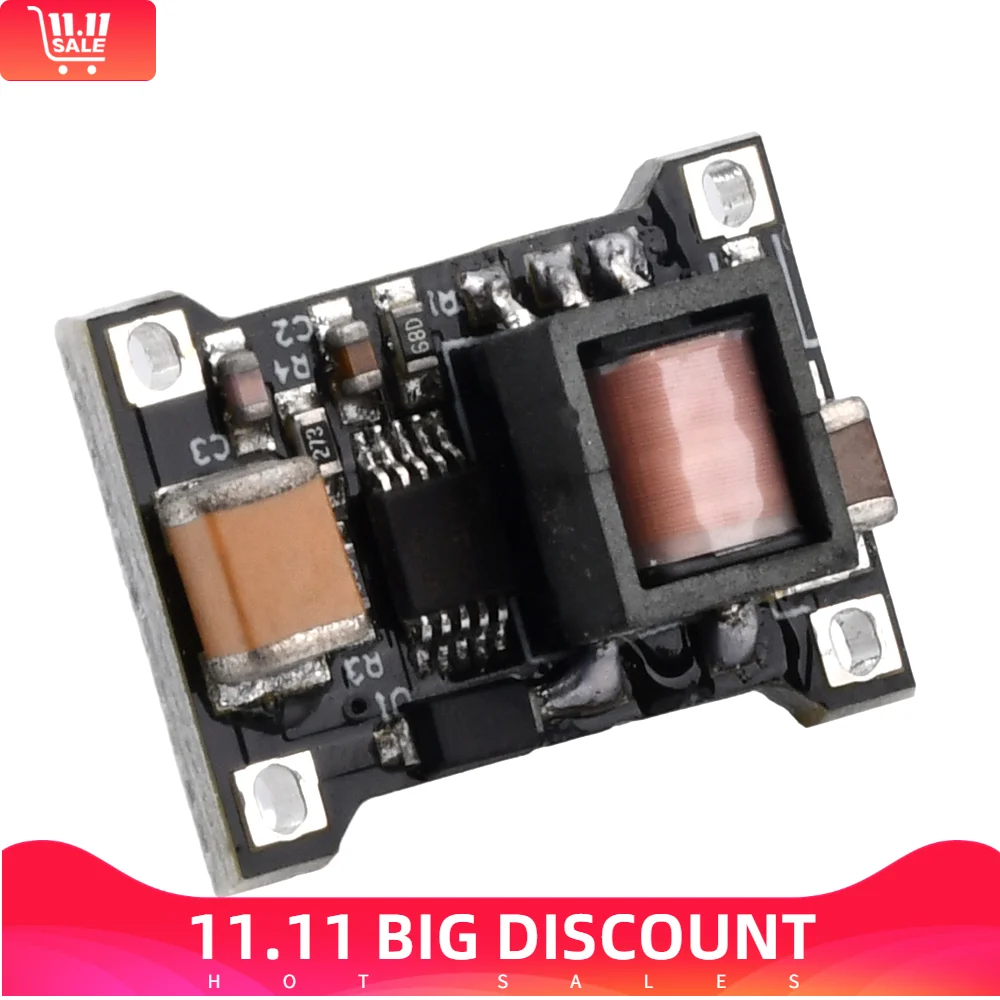 

Импульсный преобразователь высокого напряжения 5 В-9 в до 170 в, модуль питания для светящихся часов Nixie Tube Magic Eye QS30 IN-14 IN-12