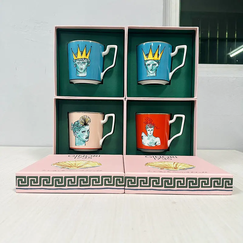 

Набор тарелок из костяного фарфора «Путешествие Посейдона»: десертный и фруктовый поднос, декоративная тарелка для прихожей, идеальный подарок